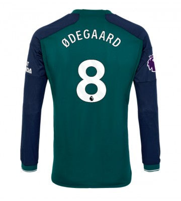 Arsenal Martin Odegaard #8 Replica Third Stadium Shirt 2023-24 Long Sleeve